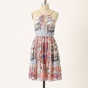 Anthropologie Castle Lake Dress